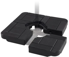 Promotions Pavėsinės pagrindas 4 vnt. 81,3x81,3x10,2 cm juodas