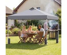 Promotions Pavilion 300x300x250 cm Pilka sulankstoma oksfordo audinys