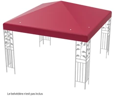 Promotions Paviljono pakaitinis stogelis 300x300 cm vyno spalvos