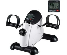 Promotions Pedalų treniruoklis 39x35x30 cm baltas, LCD ekranas, nešiojama fitneso įranga