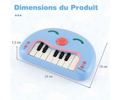 Promotions Pianinas, 29x19x7,5 cm, mėlynas, muzikinis žaislas
