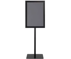 Promotions Plakatų stovas, 28x28x79-124 cm, Juodas