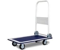Promotions Platformos vežimėlis, sulankstomas transportavimo vežimėlis, 74x48x84 cm, mėlynas
