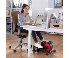 Promotions Po stalu esantis elipsinis pedalų treniruoklis 62x43x28 cm raudonas