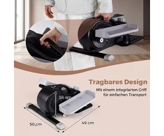 Promotions Po stalu esantis elipsinis pedalų treniruoklis 49x50x24 cm juodas