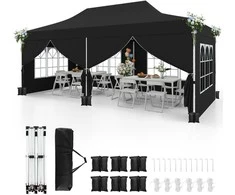 Promotions Iškylantis pavėsinė, 600x300x296 cm, Juoda