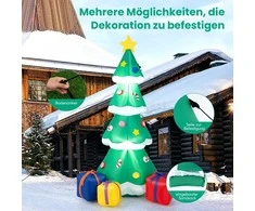 Promotions Pripučiamas Kalėdinis Medis, 75x70x180 cm, Įvairiaspalvis