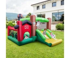 Promotions Pripučiamas pilis 365x332x225 cm, įvairiaspalvė, Oksfordo audinys