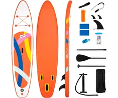 Promotions Pripučiamas stovimas irklentės lenta 335x76.2x15.2 cm Oranžinė