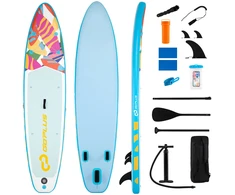 Promotions Pripučiamas stovimas irklentės lenta 335x76.2x15.2 cm Mėlyna