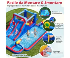 Promotions Pripučiamas vandens čiuožyklos parkas 646x418x211 cm daugių spalvų