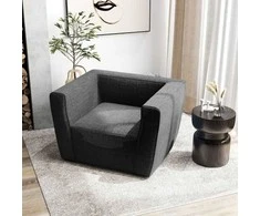 Promotions Pripučiamoji sofa 104x81x67 cm pilka, nuimamas užvalkalas