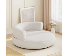 Promotions Pripučiamoji sofa, 160x164x61,5 cm, balta