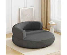 Promotions Pripučiamoji sofa 160x164x61,5 cm pilka, nuimamas užvalkalas