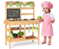 Promotions Purvo virtuvėlė, 79x32x95 cm, natūrali, mediena