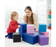 Promotions Putų statybinių blokų rinkinys, 20.3x20.3x20.3 cm, spalvingas, PU oda