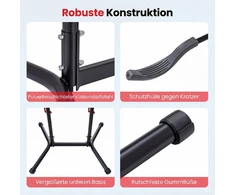 Promotions Reguliuojama dviračių laikymo stovas 4 dviratėms 76,2x73,7x215,9 cm juodas