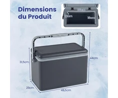 Promotions Šaldytuvas 48,5x29x31,5 cm Baltas Izoliuotas Laikymas