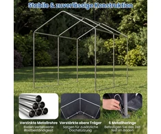 Promotions Sandėliavimo angaras 219x158x174 cm tamsiai pilkas