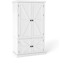Promotions Sandėliavimo spintelė 77x40x139 cm balta, laikymas