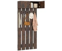 Promotions Sieninis paltų kabykla, 90x33x211 cm, ruda