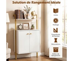 Promotions Sieninė spintelė 53x29,5x96 cm Balta Metalinė konstrukcija
