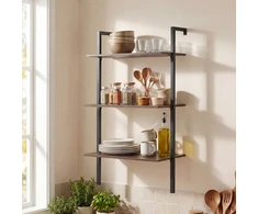 Promotions Sieninės lentynos 53,5x29,5x96 cm ruda metalas ir medis