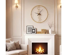 Promotions Sieninis laikrodis 68.6x68.6x7.6 cm Geltonas Metalas