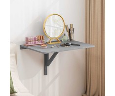 Promotions Sulankstomas prie sienos tvirtinamas stalas, 80x60x43 cm, baltas juodas