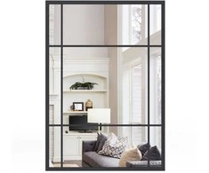 Promotions Sieninis veidrodis, 101,5x71x3 cm, juodas, metalinis rėmas
