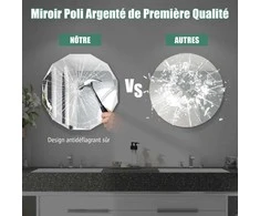 Promotions Sieninis veidrodis, 76x76 cm, juodas