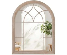 Promotions Sieninis veidrodis, arkinio lango dizainas, 69x88,5x3,5 cm, pilkas, metalinis rėmas