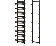 Promotions Sieninis vyno laikiklis L 21,6x14x73,7 cm juodas