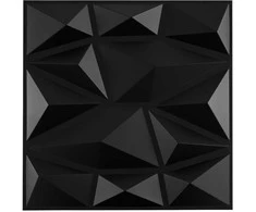 Promotions 3D Sienų panelės, 30x30 cm, Juoda
