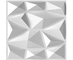 Promotions 3D Sienų plokštės, 30x30x2 cm, Balta