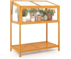 Promotions Šiltnamis daigams, 90.2x50.8x106.7 cm, oranžinė, mediena