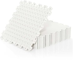 Promotions Sintetinės ledo plytelės, 10 vnt., 46,5x46,5 cm, baltos