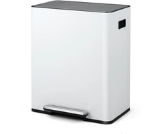 Promotions Šiukšlių dėžė 54x34x67 cm Balta Nerūdijantis plienas