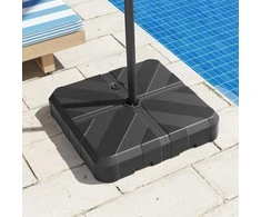 Promotions Skėčio padas, 67x67x13 cm, Juodas