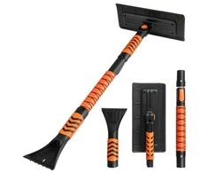 Promotions Sniego kastuvas ir ledo grandiklis, 31x15x84-104 cm, oranžinis