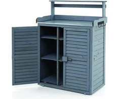 Promotions Sodininko stalas 87x45x120 cm pilkas, cinkuotas metalas