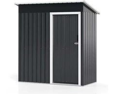 Promotions Sodo sandėliukas, 163x86x181 cm, pilkas, metalinė konstrukcija