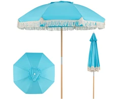 Promotions Sodo skėtis 270x270x225 cm Mėlynas poliesterio audinys