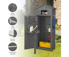 Promotions Sodo spintelė, 75x50x180,5 cm, pilka