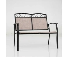 Promotions Sodo suoliukas, 71x105x93 cm, rudas, metalas, audinys