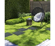 Promotions Sodo takelio akmenų rinkinys 39,5x39,5x2 cm, smėlio ir pilkos spalvos, PP medžiaga