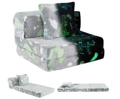Promotions Sofa-lova 3-in-1 Vaikiška sofa 65,5x60,5x41,5 cm Pilka, flanelės audinys