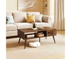 Promotions Sofos staliukas, 109x55x42 cm, Ruda Juoda