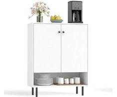 Promotions Šoninė spintelė bufetui, 75x35x95 cm, balta