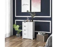 Promotions Spintelė, 55.9x30.5x81.3 cm, Balta, Medinė saugykla